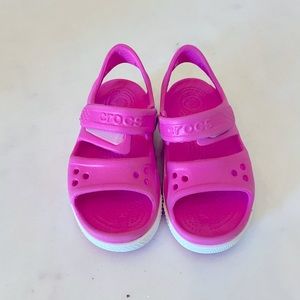 Pink Crocs Sandals—10 toddler
